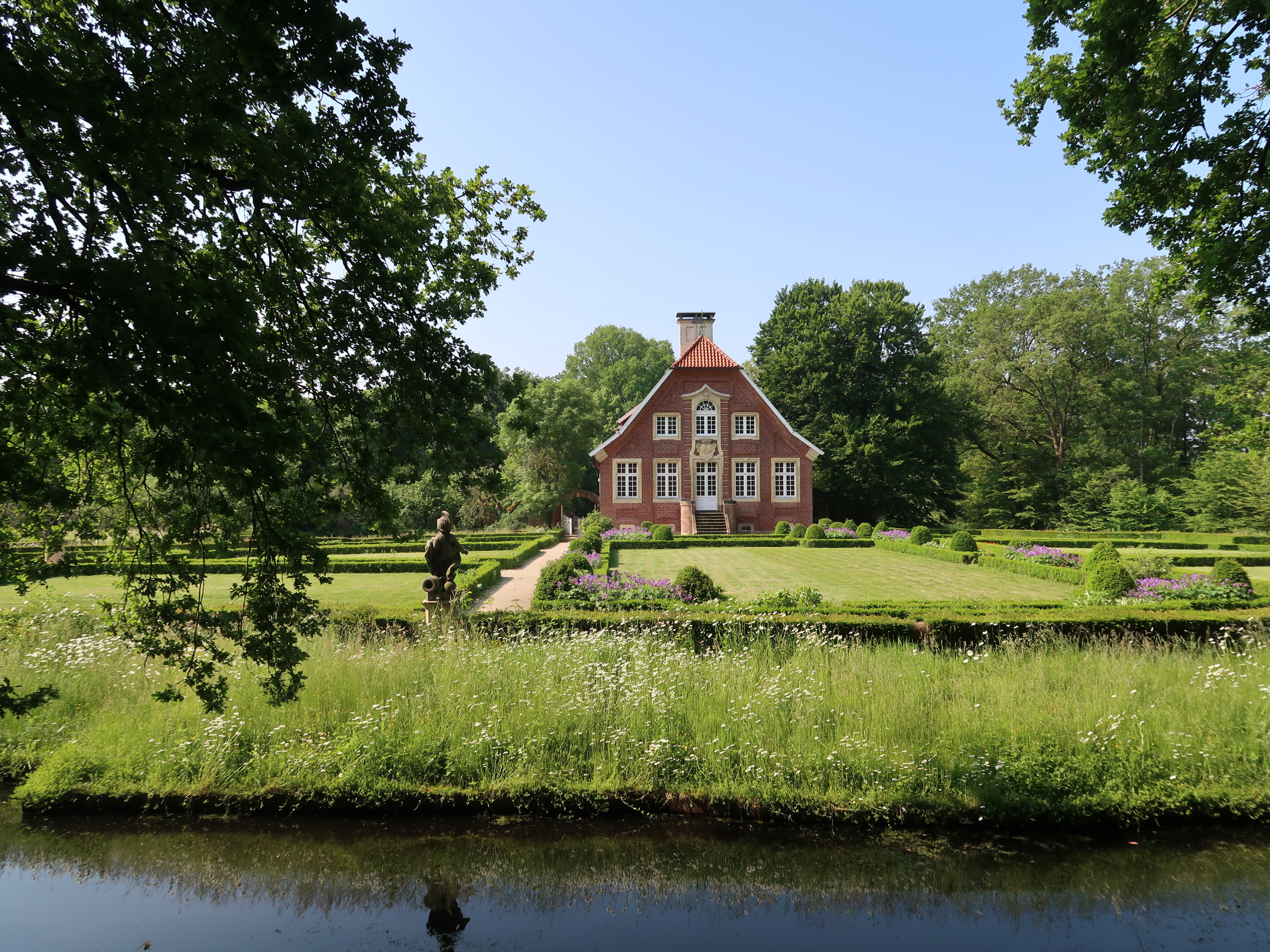 Blick auf das Rüschhaus Blick auf das Rüschhaus