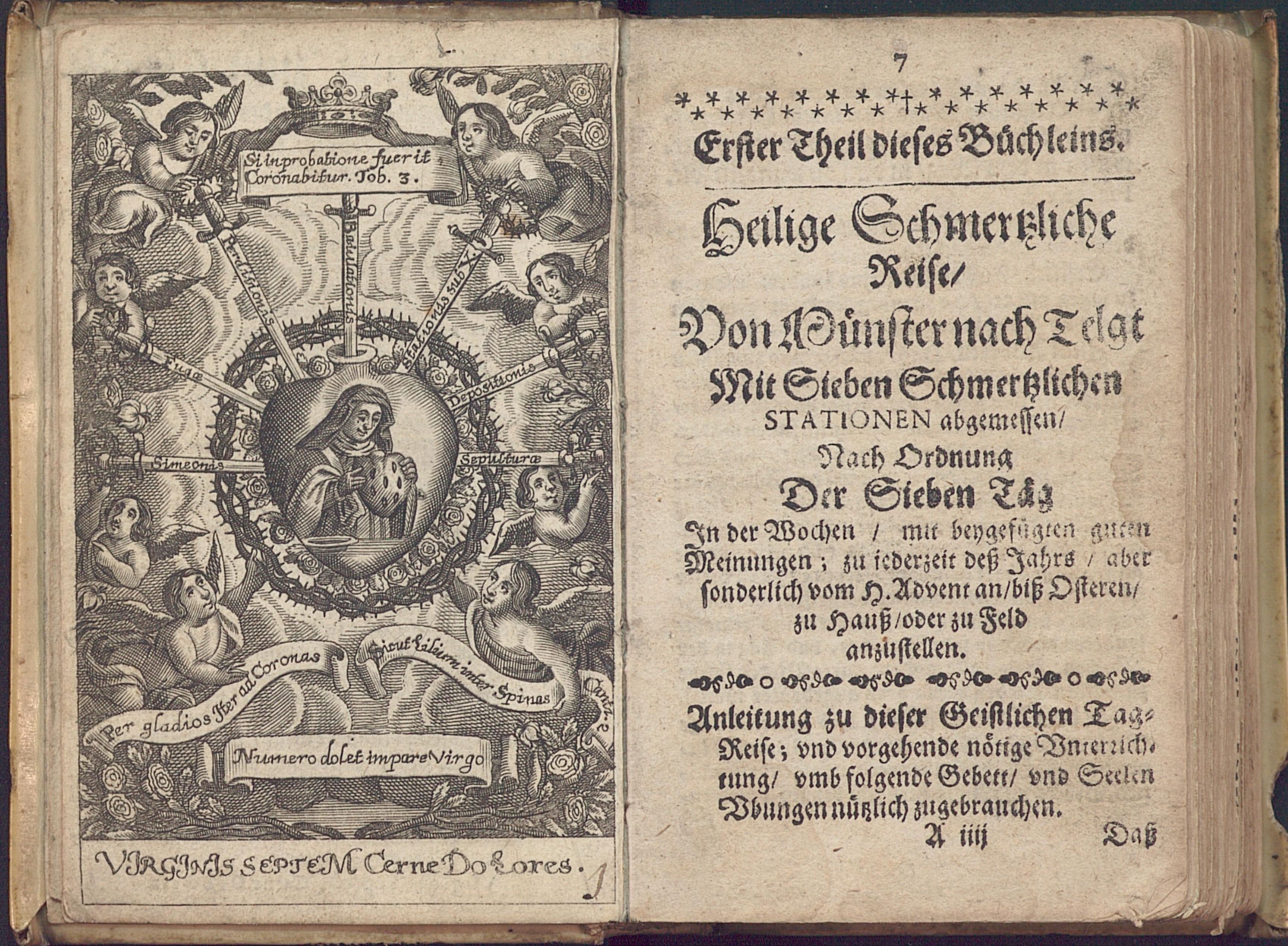 Aufgeschlagenes historisches Buch mit Text von Johannes Blanckenfort