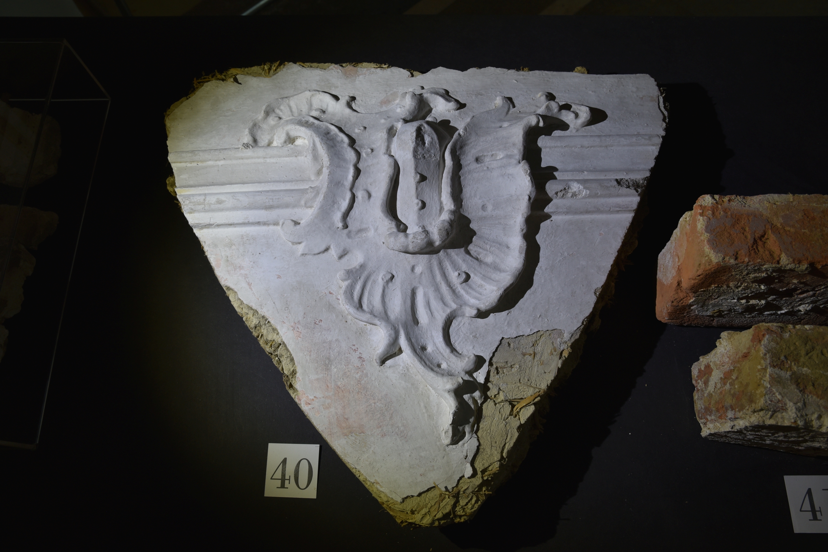 Fragment einer bedeutenden Stuckausstattung Fragment einer bedeutenden Stuckausstattung