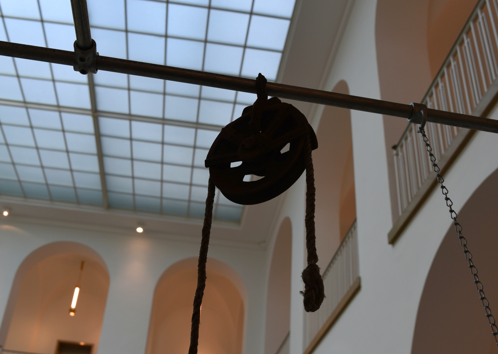 Rolle eines Lastenaufzugs