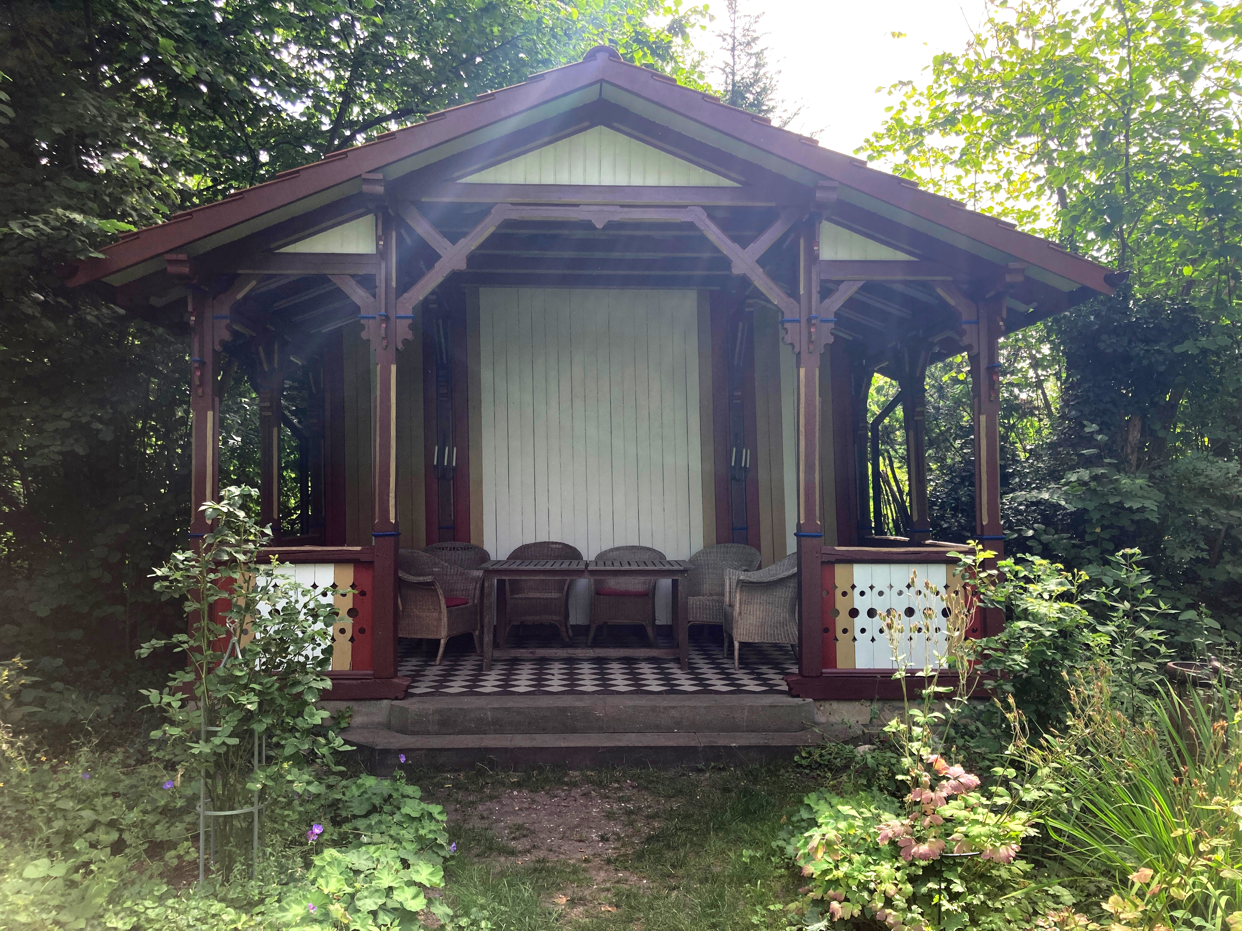 Ansicht der Gartenlaube