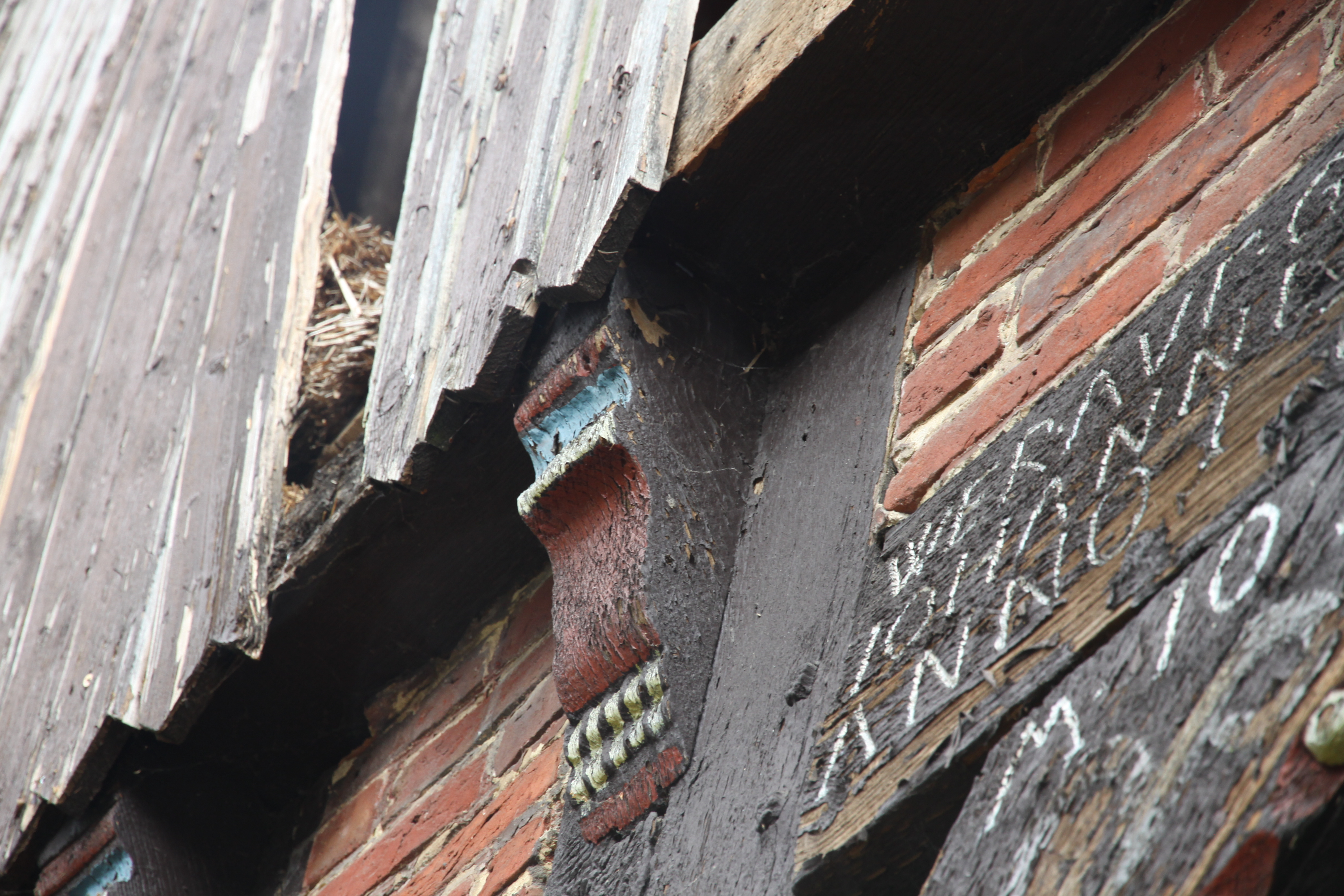 Wirtschaftsgiebel mit Zierknagge Wirtschaftsgiebel mit Zierknagge