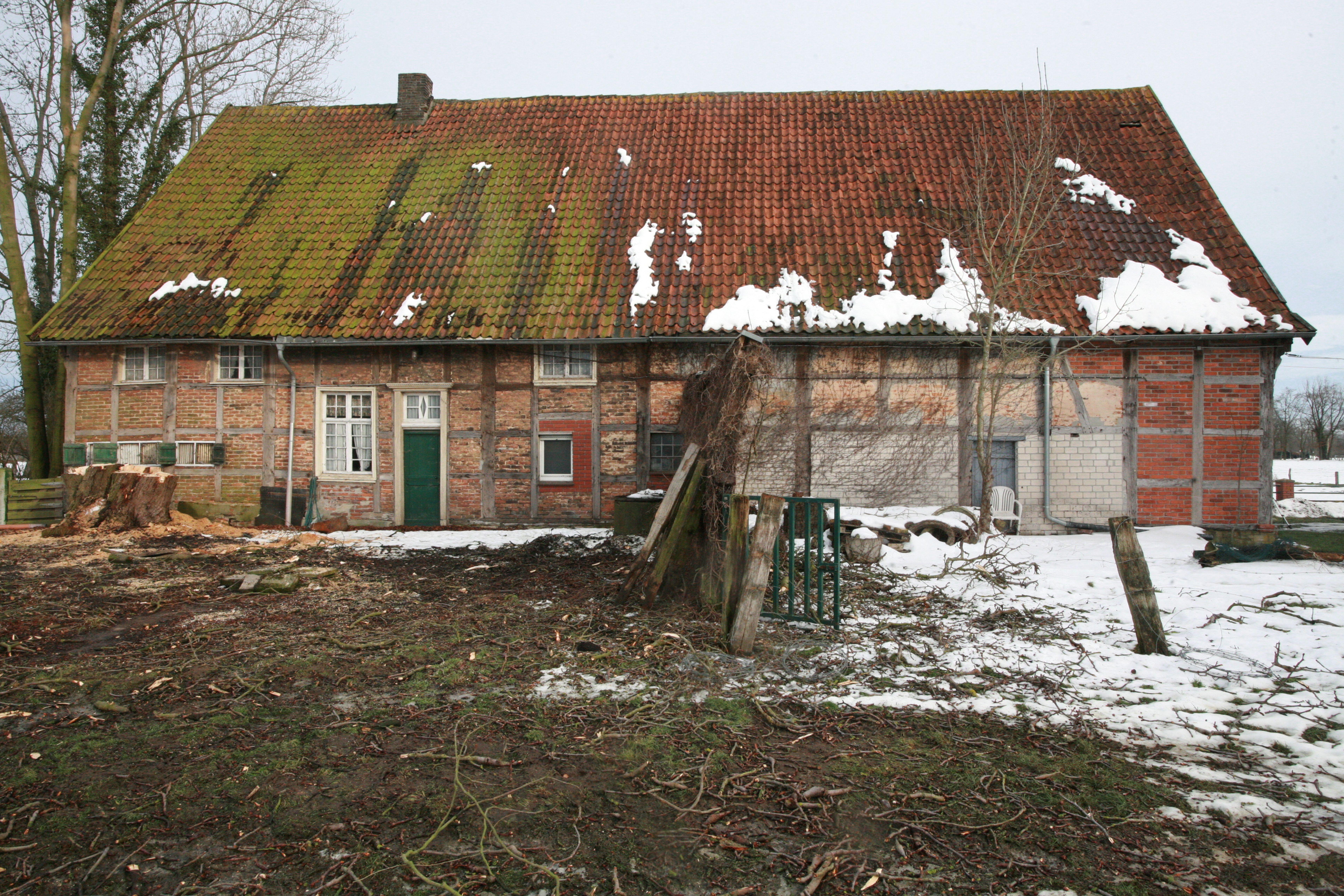 Hof Mössing, Traufansicht