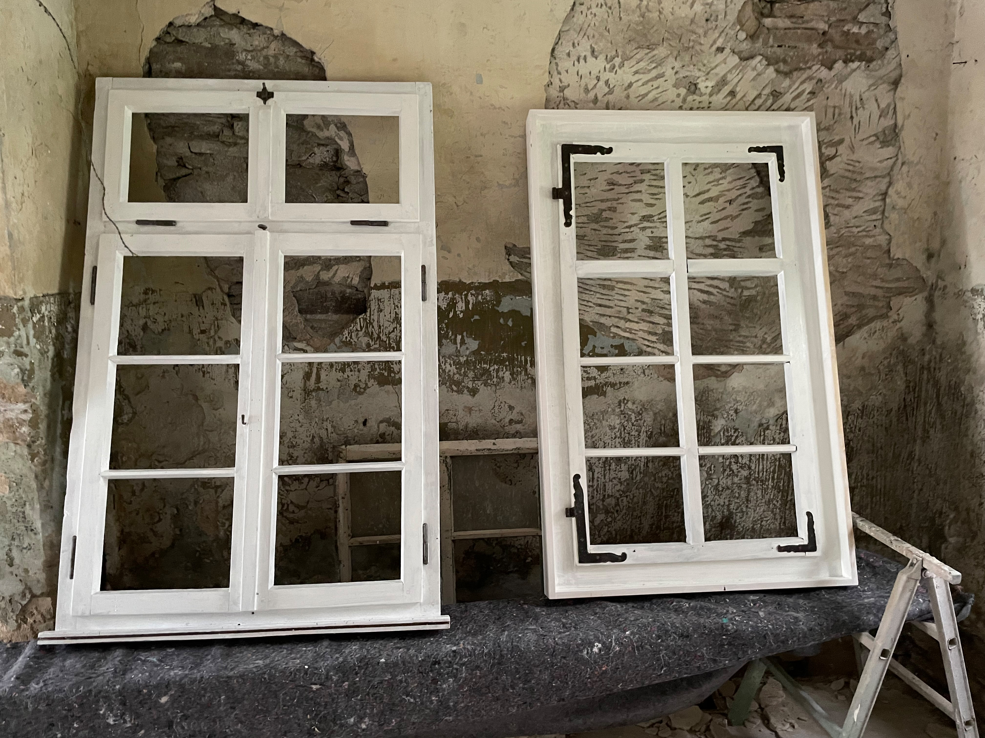 Farbauftrag mit pigmentiertem Leinöl