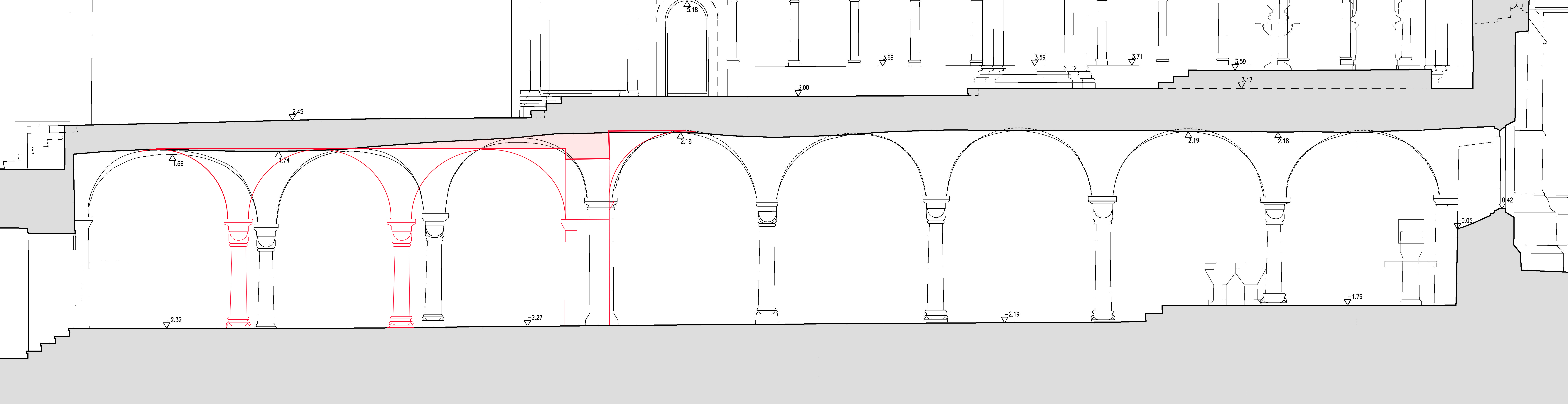 Zeichnung Längsschnitt