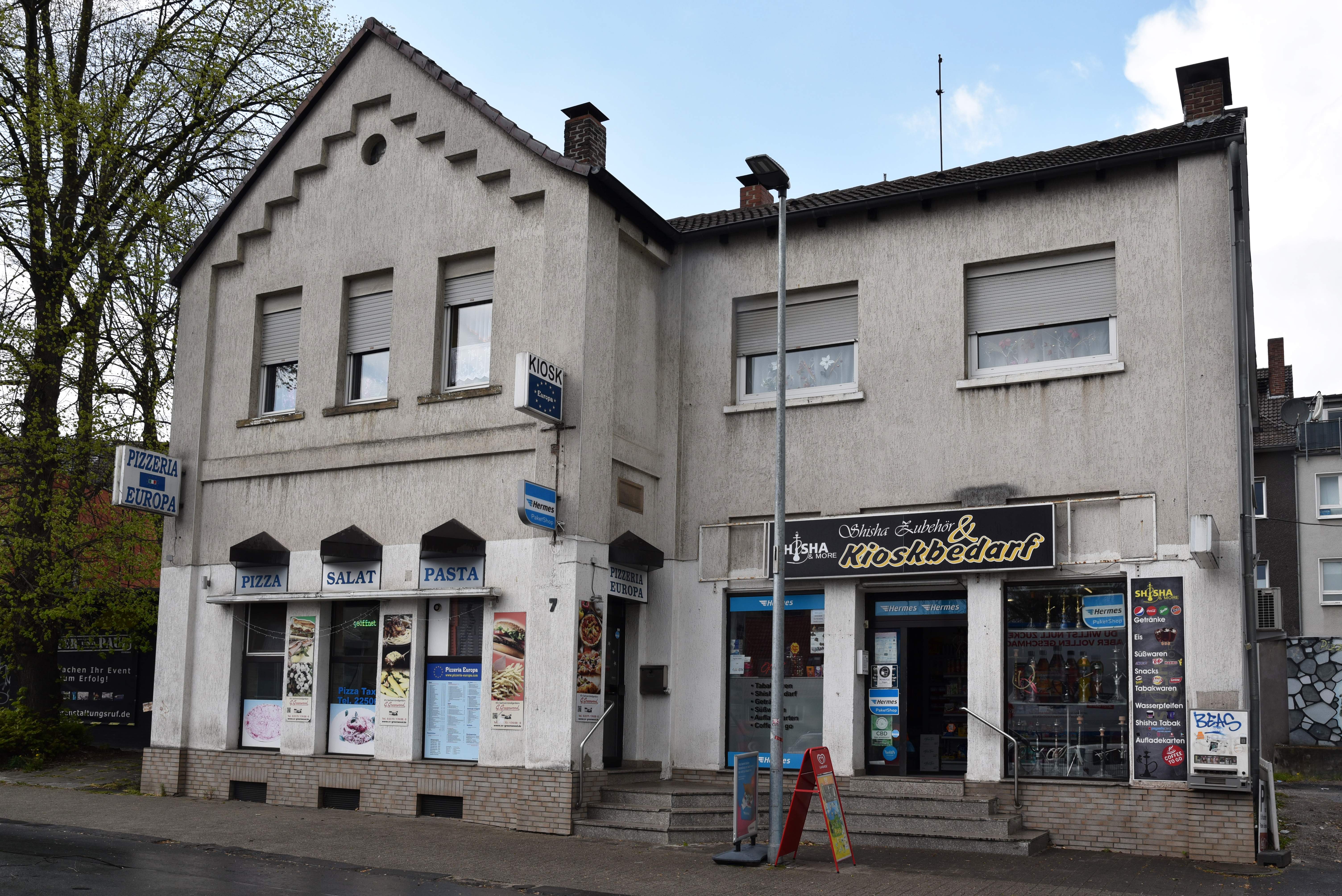 Ansicht des Gebäudes vom Nordwall aus.