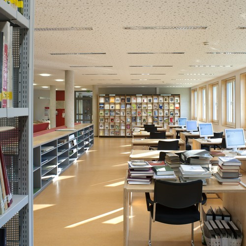 Blick in die Bibliothek