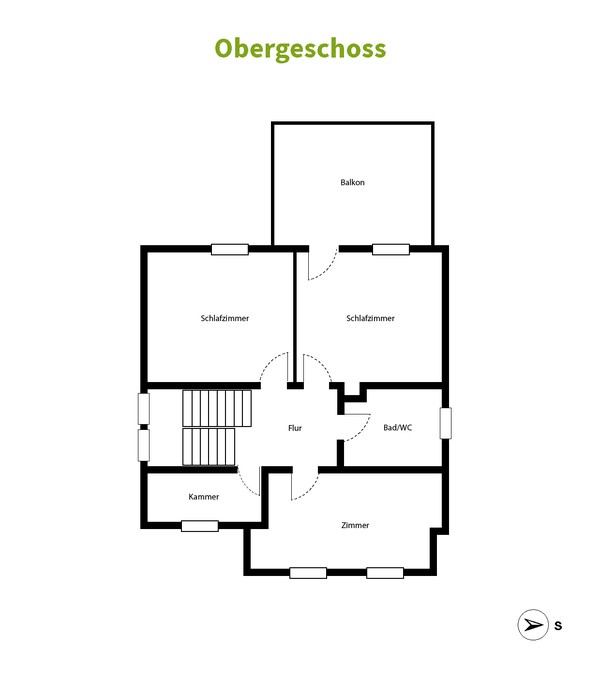 Grundriss Obergeschoss