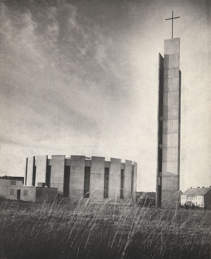 Kirche St. Kilian. Quelle: Rüenauver, Josef: Neue Kirchenbauten im Erzbistum Paderborn 1948-1967
