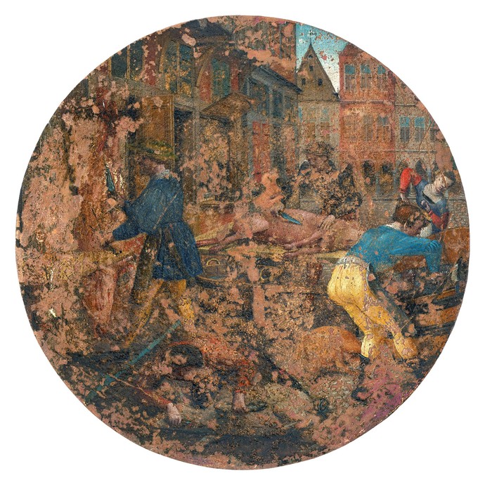 Treppenhaus nach der Instandsetzung (vergrößerte Bildansicht wird geöffnet)