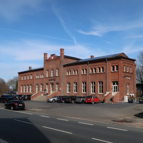 Ehemaliges Bahnhofsempfangsgebäude in Vlotho