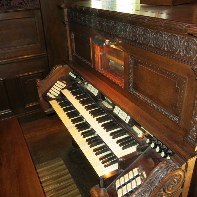 Aeolian-Orgel im Schloss Detmold (vergrößerte Bildansicht wird geöffnet)