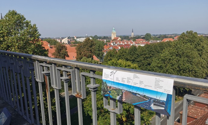 Blick vom Turm des Landeshauses in Münster