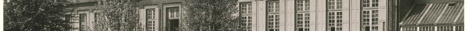 Der Orangeriegarten mit Nutzbeeten um 1900.