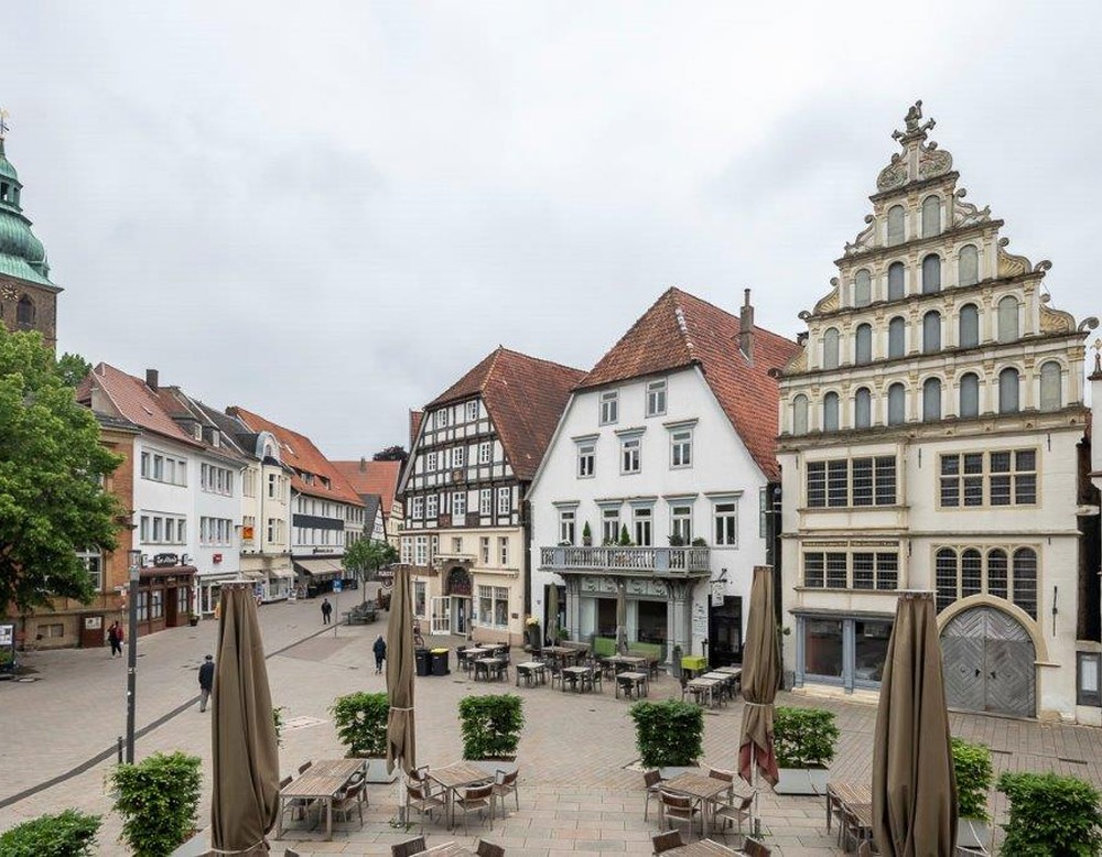 Blick in die Altstadt von Bad Salzuflen