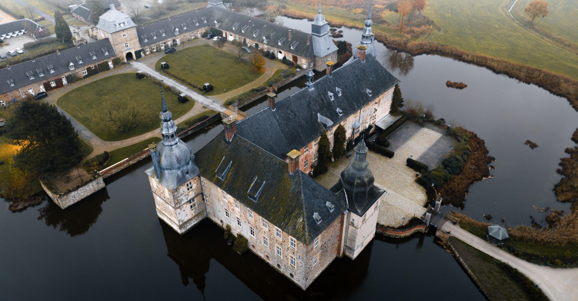 Luftbild Schloss Lembeck