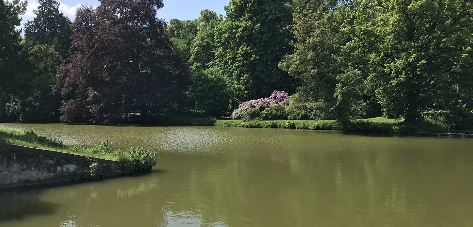 Blick auf die sogenannte Blumeninsel
