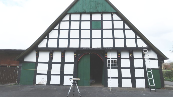 Untersuchung am Hof Hillebrandt in Lengerich