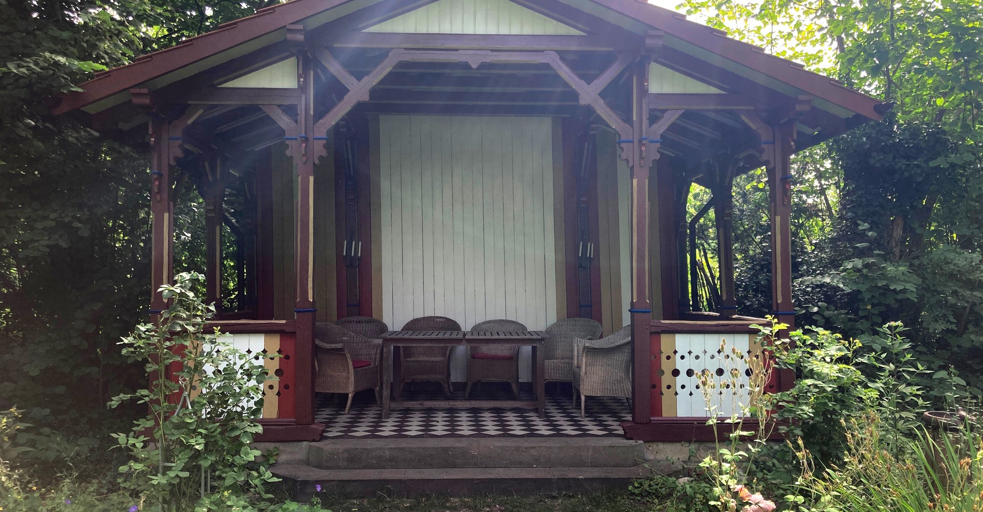 Ansicht der Gartenlaube