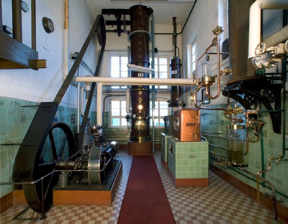 Blick in die Wacholderbrennerei Eversbusch in Hagen