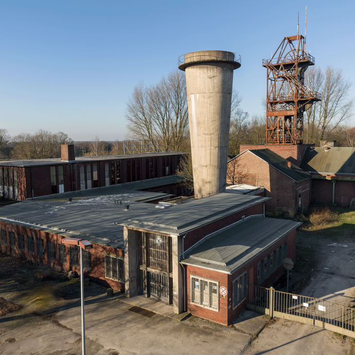 Ehemalige Zeche General Blumenthal Schacht 7 in Recklinghausen (vergrößerte Bildansicht wird geöffnet)