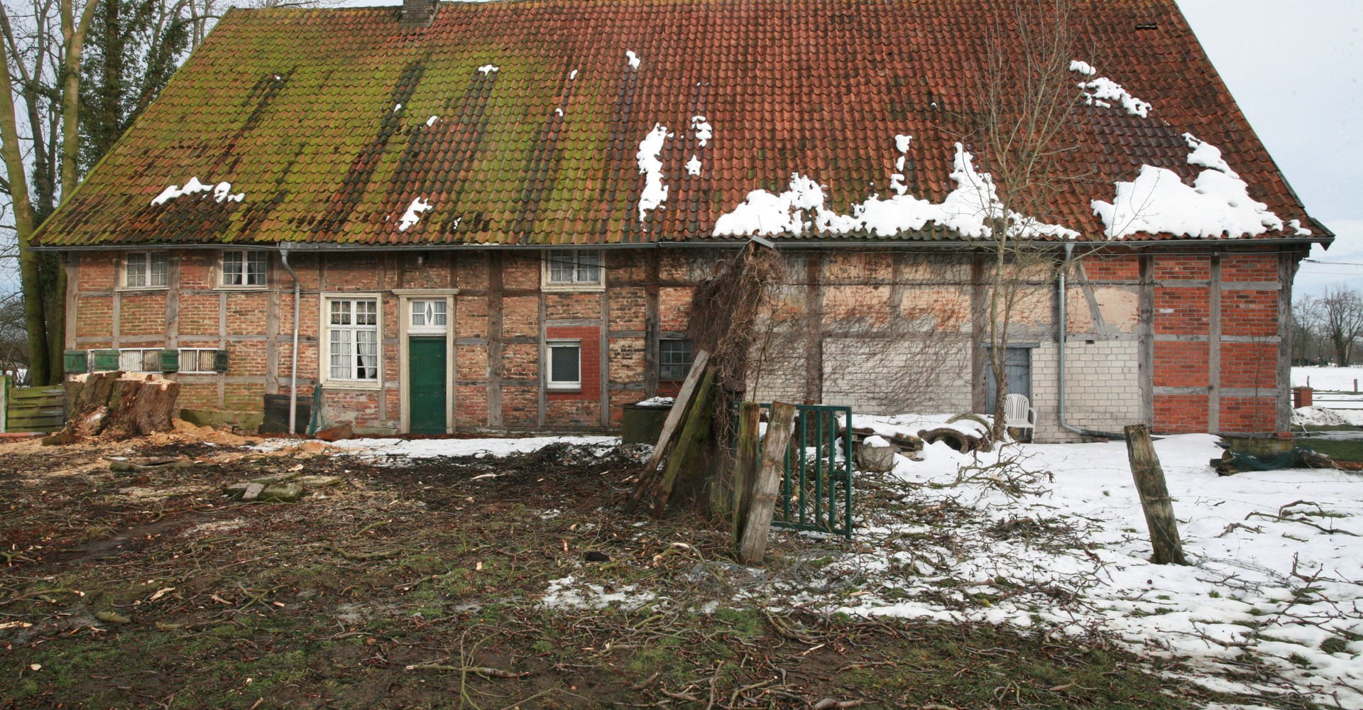 Hof Mössing, Traufansicht
