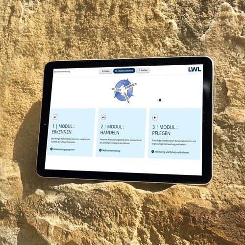 Startseite Website LWL-Steinkonservierung