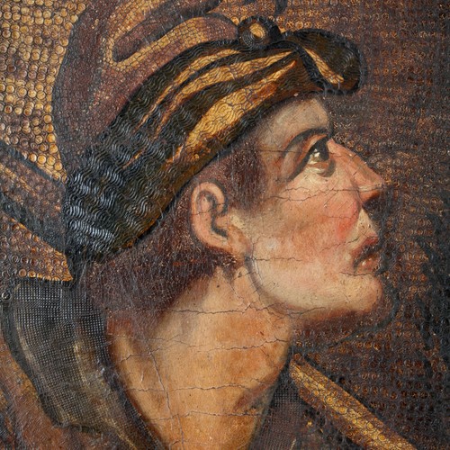 Goldledertapeten auf Burg Gemen