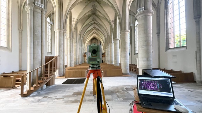 Tachymeter im Einsatz