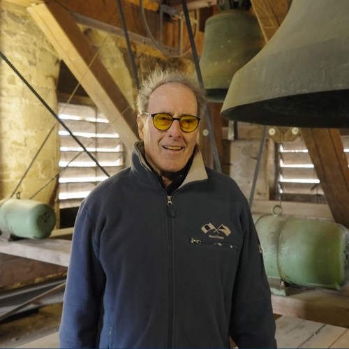 Dr. Claus Peter im Glockenturm