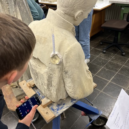 Impressionen vom Boys'Day in der Restaurierung