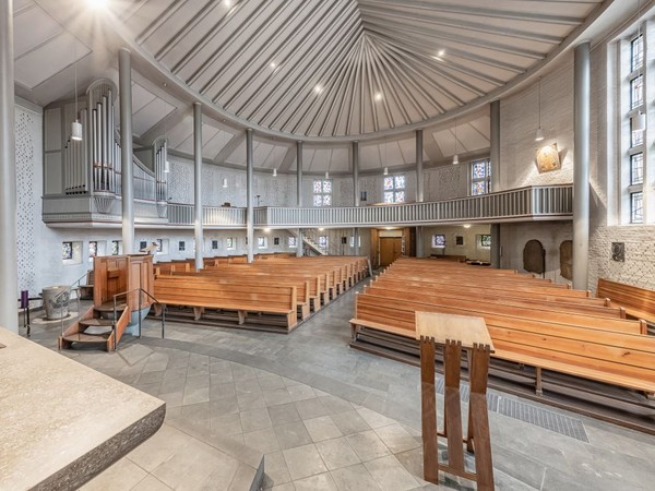 Lukaskirche in Hagen, Blick in den Innenraum