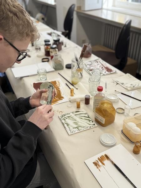 Impressionen vom Boys'Day in der Restaurierung