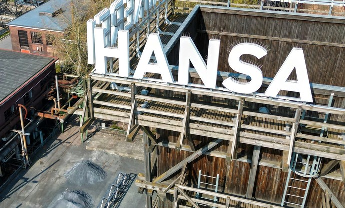 Luftbild Kokerei Hansa