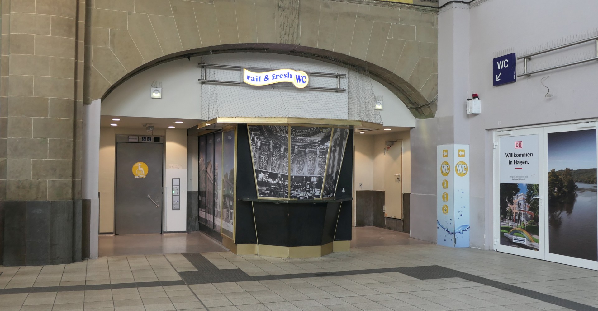 Das ehemalige Bali-Kino im Hagener Hauptbahnhof