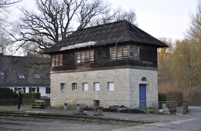 Stellwerk vor der Sanierung