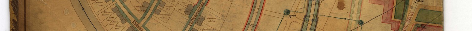 Bebauungsplan von 1924. Bebauungspläne steuern die städtebauliche Entwicklung der Gartenstadt