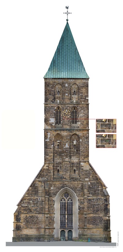 Ansicht des Westturms Ansicht des Westturms