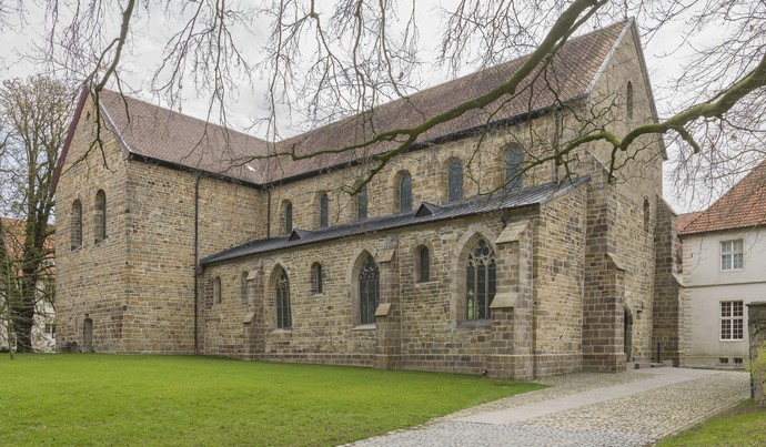 Die ehem. Stiftskirche Cappenberg nach der Sanierung 2022
