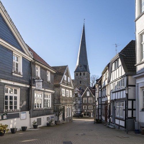 Blick in die Altstadt von Hattingen