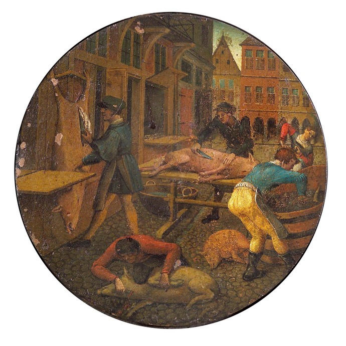 Treppenhaus vor der Instandsetzung (vergrößerte Bildansicht wird geöffnet)