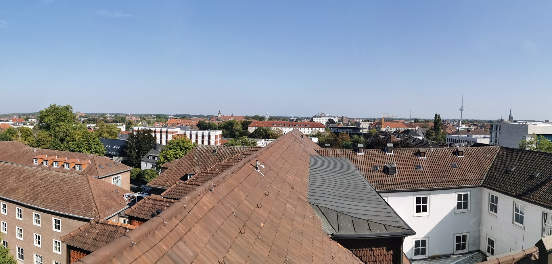 Der Blick vom Turm nach Osten