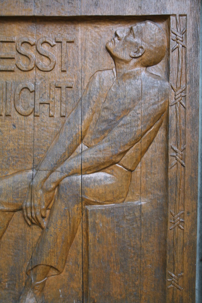 Detail des Mahnmals