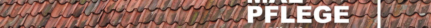 Detail eines Hohlziegeldachs