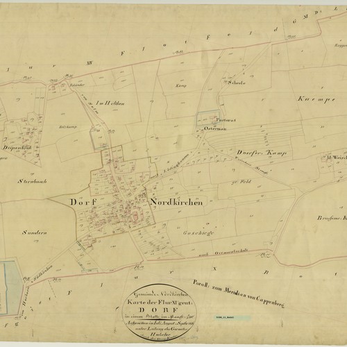 Urkataster Nordkirchen von 1826